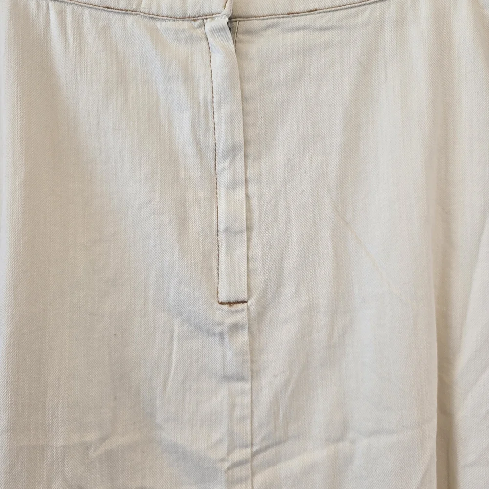 Anthropologie Cream A-Line Skirt Size 16 Nwot. - Picture 2 of 9